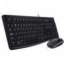 TECLADO + RATON LOGITECH MK120 USB BLACK