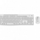 TECLADO + RATON LOGITECH MK295 WIRELESS WHITE