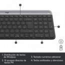 TECLADO + RATON LOGITECH MK470 WIRELESS