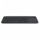 TECLADO LOGITECH K400 RF WIRELESS TOUCHPAD BLACK