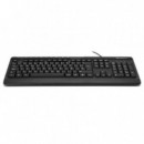 TECLADO PHOENIX MULTIMEDIA USB BLACK