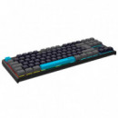 TECLADO PHOENIX ROYAL GAMING MECANICO USB RGB BLAC