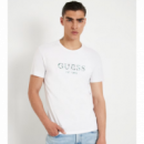 Camiseta GUESS Logotipo Frontal Blanca