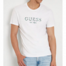 Camiseta GUESS Logotipo Frontal Blanca