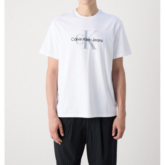 Camiseta CALVIN KLEIN Hero Monogram Blanca