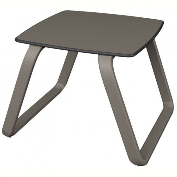 Mesa Auxiliar de Jardín Apilable Vila 45X45 Cm Color Taupe Ezpeleta®  EZPELETA