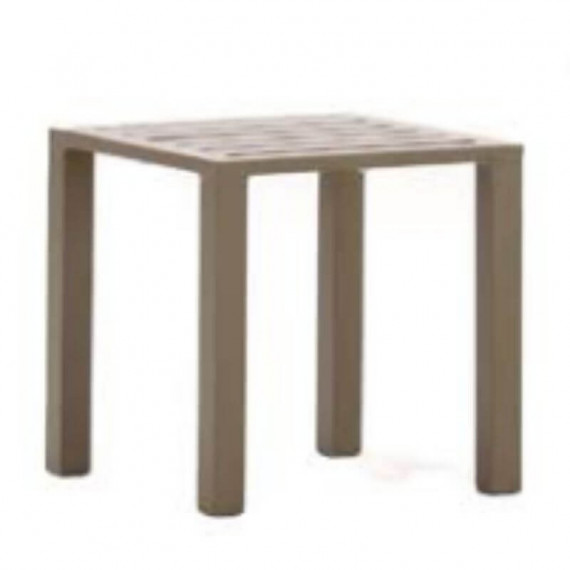 Mesa Auxiliar de Jardín Coimbra 40X40 Cm Color Taupe Essentials®  ESSENTIALS