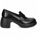 Mocasin Antifaz Plat.florentic Negro  CAMPER