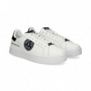 Talon Ch.negro Deportivo Blanco  VERSACE JEANS