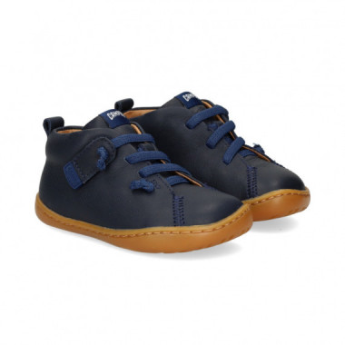 Botin Deportivo Piel Azul  CAMPER