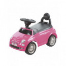 Correpasillos Fiat 500 Rosa  QPLAY