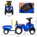 Correpasillos Tractor New Holland Azul  QPLAY