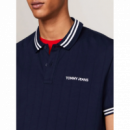 Polo TOMMY JEANS Varsity Classic Azul Marino