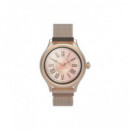 Forever Reloj Smartwatch Icon AW-100 Pulsioximetro Rosa Dorado  LALO