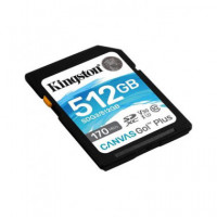 KINGSTON Tarjeta Memoria Sd 512GB Canvas Go Plus 170MB/S