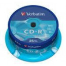 VERBATIM Cd-r 700MB 52X 80MIN Bote 25