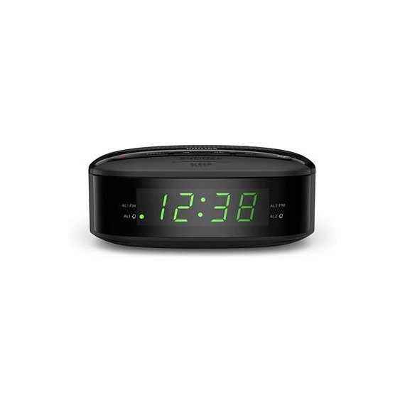 PHILIPS Radio Reloj Despertador Digital TAR3205/12 Negro