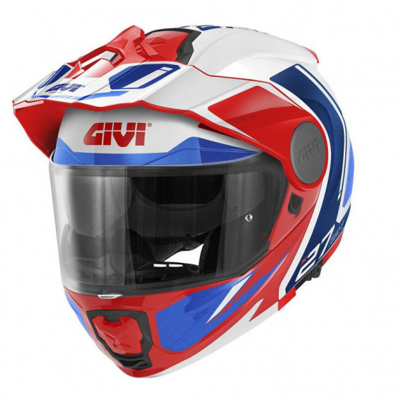 CASCO GIVI X27 TOURER BLANCO/AZUL/ROJO