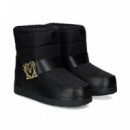 Botin Presky Ajustable Nylon Negro  LOVE MOSCHINO