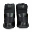 Botin Presky Ajustable Nylon Negro  LOVE MOSCHINO