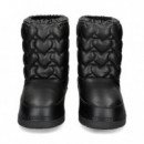 Botin Presky Acolchada Negro  LOVE MOSCHINO