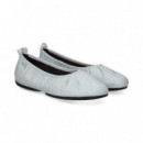 Bailarina Piel Gris  CAMPER