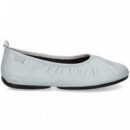 Bailarina Piel Gris  CAMPER