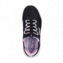 Playeras SKECHERS Slip-ins Negras Rosa