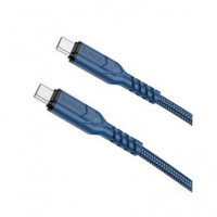 HOCO Cable Datos TIpo C M/M 2Mtrs 60W X59 Azul 3A