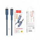 HOCO Cable Datos Tipo C M/m 2MTRS 60W X59 Azul 3A