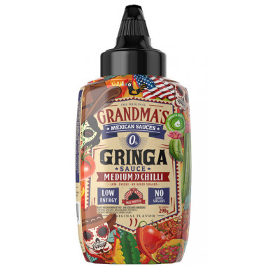 Salsa Grandma's Gringa "medium Chilli" Max Protein - 290ML  BIG SUPPLEMENTS