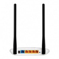 TP-LINK TL-WR841N router inalámbrico Ethernet rápido Banda única (2,4 GHz) Negro, Blanco