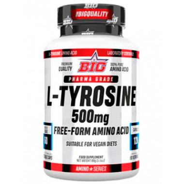 L-tyrosina Big - 60 Caps  BIG SUPPLEMENTS