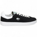 Tenis ante Blanco+negro  LACOSTE