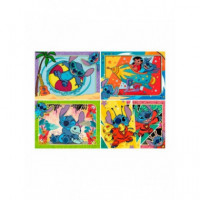 Pack 4 Puzzles Stitch Disney  RAVENSBURGER