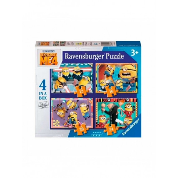 Pack 4 Puzzles Gru mi Villano Favorito 2  RAVENSBURGER