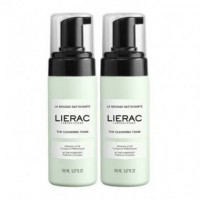 LIERAC DUPLO ESPUMA LIMPIADORA 2 X 150 ML