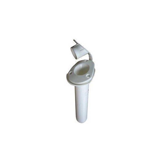 Portacaña Plastico Blanco con Tapon Bl 6693