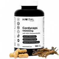 Cordyceps 14000 Mg | 180 Cápsulas Veganas  HIVITAL