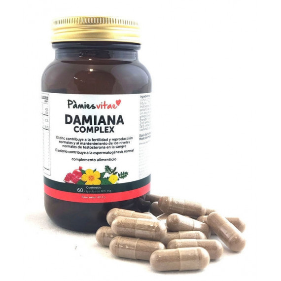 Damiana Complex Pv (60 Cápsulas)  PAMIES VITAE