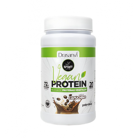 DRASANVI Sport Live Proteina Vegana Capuchino