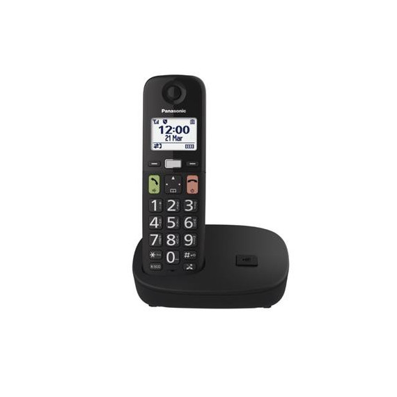 PANASONIC Telefono Inalambrico KX-TGU110 Negro Teclas Grandes