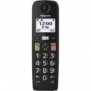 PANASONIC Telefono Inalambrico Duo KX-TGU112 Negro Teclas Grandes