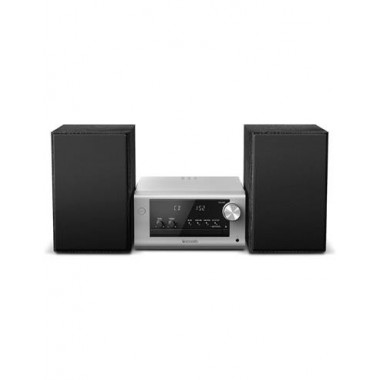 PANASONIC Mini Cadena Estereo SC-PM700EG-S Plata con Reproductor Cd,usb,bluetooth,radio FM,80W