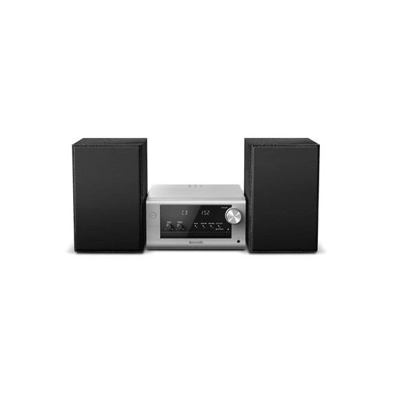 PANASONIC Mini Cadena Estereo SC-PM700EG-S Plata con Reproductor Cd,usb,bluetooth,radio FM,80W