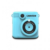 CAMVIEW Camara Fotos para Niños con Impresion Instantanea CV0239 Azul