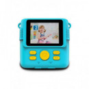 CAMVIEW Camara Fotos para Niños con Impresion Instantanea CV0239 Azul