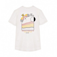 Camisetas Hombre Camiseta ARICA Lanzarote White