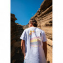 Camisetas Hombre Camiseta ARICA Lanzarote White