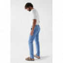 Vaqueros Hombre Chino SALSA JEANS S-activ Slim Indigo Medium